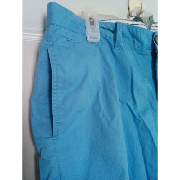 Penguin by Munsingwear men's blue shorts size 34 Chino Flat Front Pockets Golf - Picture 2 of 9